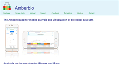 Desktop Screenshot of amberbio.com